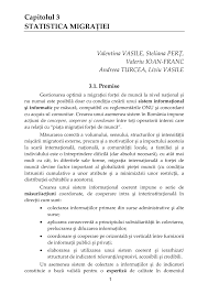 Pdf Statistica Migratiei