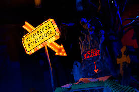 Beetlejuice candle gift box sandworm candy never trust the living keychain recently deceased book. Beetlejuice Arrives At The Hhn Tribute Store