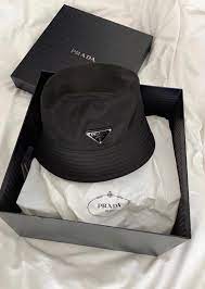 Prada Black Nylon Bucket Hat Klueles Shop Online