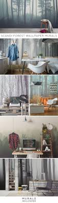 Love Scandinavian Interior Design Take A Look At These Beautiful Forest Wallpaper Murals That Are Wallpaper Interior Design Scandinavian Interior Design Home