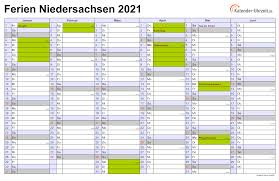 Schulferien in bayern termine und informationen für. Ferien Niedersachsen 2021 Ferienkalender Zum Ausdrucken