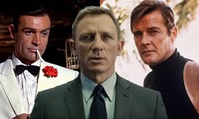 ages of each james bond in first and last appearances from