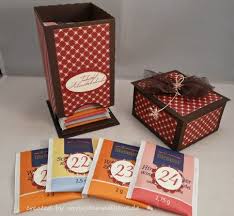 Teebeutel Adventskalender Stampin Stempelhexe Adventkalender Verpackung Weihnachten Tee Adventskalender