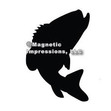 Pix For Jumping Bass Silhouette Fish Silhouette Silhouette Sillouette Art