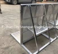 Aluminum Safety Folding Corner Barrier Gate Use for Separate The Audience  From Stage