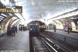Sprague Thomson Com Phototheque Rame Sprague Thomson Nord Sud Marx Dormoy Ligne 12 1972 Metro Parisien Metro Paris Transport Public
