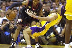 Allen iverson 48 vs kobe bryant 15 duel highlights (nba finals 2001 game 1), classic. Retro Observations Sixers Lineup Change Came Too Late To Pull Off Game 2 Comeback In 2001 Phillyvoice