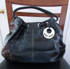 Nine West Black And Brown Purse Nine West Black Huge Hobo Bag Hand Bag Purse Ninewest Hobo Huge Hobo Bag Hobo Bag Womens Tote