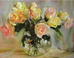 Hudozhnik Ajdemir Saidov Imgur Flower Painting Rose Art Floral Painting