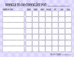 Patterned Weekly To Do Chore Checklists Free Printable