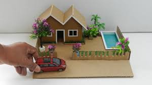 Fancy master bedroom makeover ideas on a budget. Diy Cardboard House With Pool And Garden 35 Easy Miniature Crafts For Kids Youtube