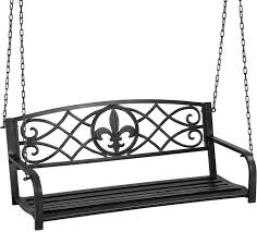 Metal kitchen chairs ukzn moodle site. Buy Patio Swing Bench Garden Bench For Patio Outdoor Bench Metal Bench Park Bench Cushion For Yard Porch Clearance Work Entryway Online In Indonesia B08xxg5dbf