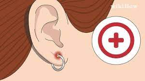 Wikihow Quick Video On How To Treat An Infected Ear Piercing The First Thing You Should Do If Your Ear Pierc Infected Ear Piercing Ear Piercings Ear Peircings