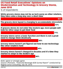Grocery Executives Feel A Mix Of Pride And Fear About Technology Emarketer Retail Influencer Marketing Infographic Marketing Marketing