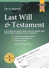 The last will and testament is used to communicate the last wishes of a person and help the related people to gain the privileges of property. Last Will Testament Kit 9781909104082 Amazon Com Books