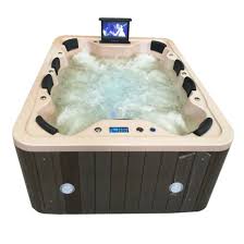 Just because you have a small hot tub doesn't mean you don't need a deck. Cheap Freestanding Sex Massage With Video 8 Person Hot Tub China Jacuzzi Outdoor Spa Jacuzzi Outdoor Tub Made In China Com
