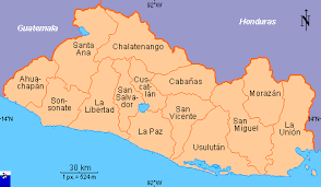 Lageplan der geothermie in el salvador.jpg 800 × 508; Clickable Map Of El Salvador