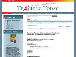Building Fiction Elements Of A Short Story Lesson Plan Lesson Planet Short Story Lesson Literature Lesson Plans Literature Lessons