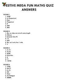 Many kids balk at completing math worksheets. Christmas Maths Quiz Ks2 Teaching Resources