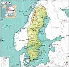 Sweden map by googlemaps engine: What Are The Key Facts Of Sweden Maps Of World Answers