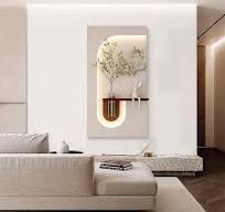 Eclecticed Home Cream Style Decorative Sandstone Wall Light Painting |  Wayfair