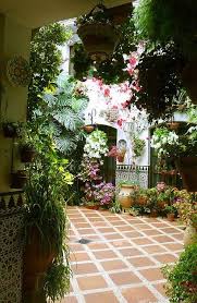 Patio Spanish Garden Mexican Garden Spanish Patio
