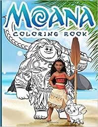 12 free adult coloring pages for fall. Moana Coloring Book Color To Relax Moana Adult Coloring Books For Women And Men Unique Colouring Pages Fletcher Marley Amazon De Books