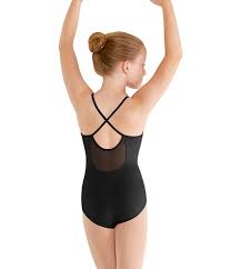 Girls X Back Camisole Leotard By Mirella