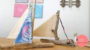 Zudem haben sie jeden tag beim betrachten ihres selbst gebauten windrades ein erfolgserlebnis. Diy Holz Segelboot Aus Strandgut Bauen Kinder Diy Trends