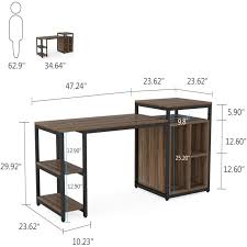 To protect the finish, do not apply abrasives or household cleaners. 47 Computer Desk With Storage Shelf And Printer Stand Overstock 31307321