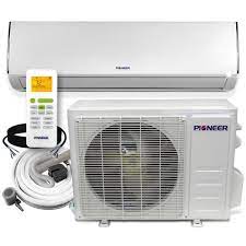 The best portable ac and heater combination models. Pioneer Low Ambient 12 000 Btu 1 Ton 20 Seer Ductless Mini Split Wall Mounted Inverter Air Conditioner With Heat Pump 110 120v Wyt012alfi19rl The Home Depot