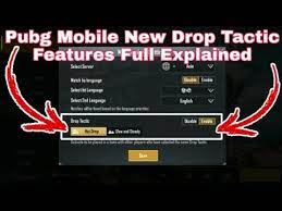 Pubg Mobile Drop Tactic New Feature In Matchmaking System L Hot Drop Slow And Steady Mode Youtube