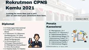 Kementerian luar negeri (kemlu) mengumumkan 268 pelamar calon pegawai negeri sipil skd cpns kemlu dilaksanakan pada 4 november 2018 lalu di kantor pusat badan kepegawaian negara. Daftar Lengkap Formasi Cpns Kementerian Luar Negeri 2021 Berikut Alur Pendaftaran Cpns 2021 Tribunstyle Com