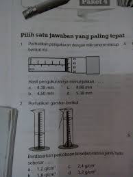 We did not find results for: Perhatikan Pengukuran Dgn Mikrometer Sekrup Berikut Ini Hasil Pengukurannya Brainly Co Id