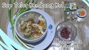 Berbeza dengan tauhu biasa, rasa tauhu telur pun tidak terlalu masam dan tidak keras. Cara Memasak Sup Telur Kembang Kol Youtube