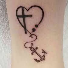 The Meaning Behind Different Color Semicolon Tattoos And What It Means If They Are Combined With Other Symbols Unique Semicolon Tattoos Tattoo Designs And Meanings Tattoos With Meaning
