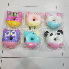 Animal shaped and yummy looking and scent licensed by puni maru a post shared by. Puni Maru Animal Donut Squishy Toys Games Bricks Figurines On Carousell