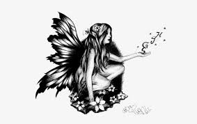 There is nothing that portrays the magical essence of femininity and nature better than a fairy tat. Sexy Fairy Tattoo Design Free Transparent Png Download Pngkey