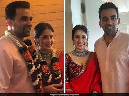 Image result for zaheer khan wife