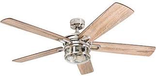 Wall switches remember that the position or setting of the pull chain at the ceiling fan overrides all other switches and controls. Honeywell Ceiling Fans 50610 01 Bonterra Ceiling Fan With Remote Control Rustic Led Edison Light Fix Ceiling Fan With Remote Edison Light Fixtures Ceiling Fan