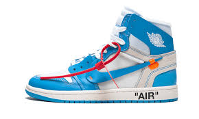 Air Jordan 1 Retro High Off White Unc Aq0818 148 In 2020 Jordan 1 Blue Air Jordans Jordan 1 Retro High