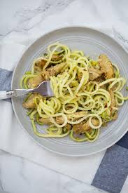 Lemon Parmesan Zucchini Pasta With Roasted Artichokes Inspiralized Recipe Artichoke Recipes Roasted Artichoke Recipe Roasted Artichoke