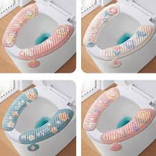 EVA Adhesive Toilet Pad Four Seasons Universal Cartoon Cute Waterproof  Toilet Sticker, Style: Pink Moon Rabbit