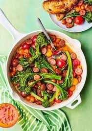Spaghetti In Garlic Gravy With Herbs And Lemon Marinated Chicken And Cherry Tomatoes Recipe Epicurious Com Tomato Recipes Recipes Stuffed Peppers