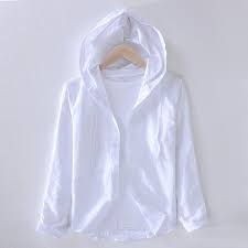 Zarrella Linen Blend Hooded Shirt Napoliano