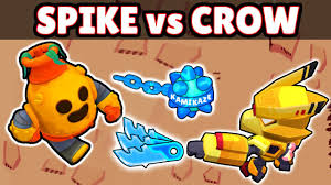 Phoenix crow vs leon | brawl stars legendary battles join my discord server link: Crow Vs Spike Mecha 1 Vs 1 18 1 Pruebas Youtube