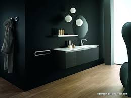 Black And Gold Bathroom Vanity Image Result For Small Bathroom With Round Mirror Ideas Black Vanity Bathroom Trendy Bathroom Tiles Black Cabinets Bathroom