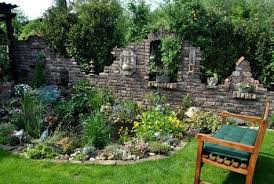 Lesergarten Teich Steinmauer Garten Garten Und Gartenmauern
