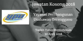 Portal jawatan kosong ingin berkongsi maklumat peluang pekerjaan di yayasan terengganu (yt) yang kini dibuka. Yayasan Pembangunan Usahawan Terengganu Jawatan Kosong Ypu 30 April 2018 Yayasan Pembangunan Usahawan Tereng Terengganu Incoming Call Incoming Call Screenshot
