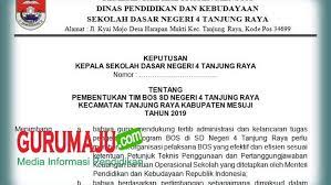 3)1 (satu) orang dari unsur komite sekolah; Contoh Sk Tim Bos Reguler 2019 2020 Untuk Sd Smp Sma Smk Guru Maju
